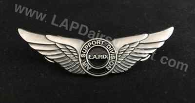Lapd Los Angeles Police Department Air Support Division Flight Wings 2.5"pin New