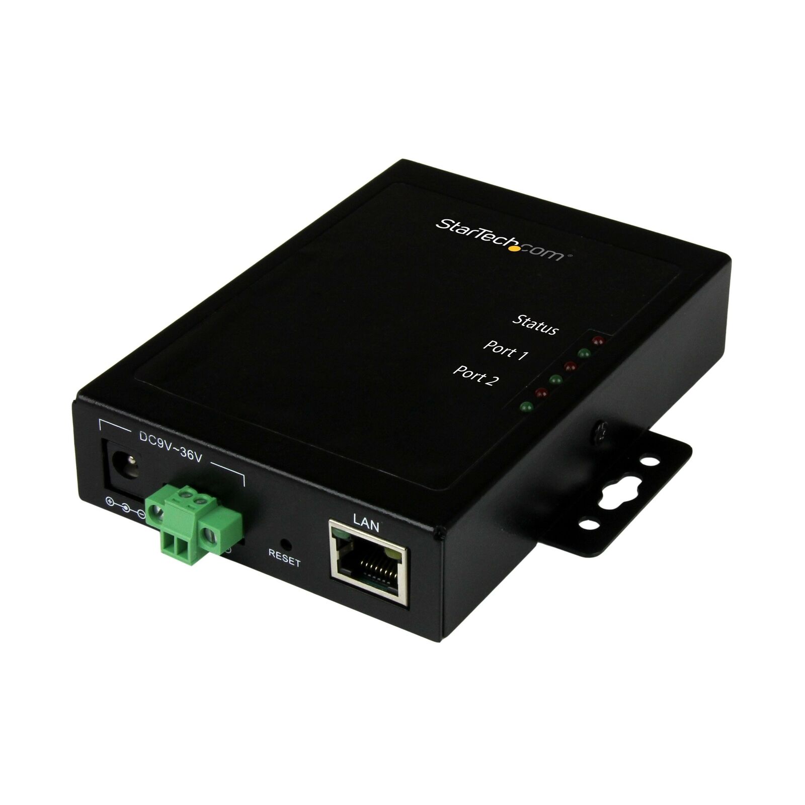 Startech.com 2 Port Serial-to-ip Ethernet Device Server - Rs232 - Metal And M...